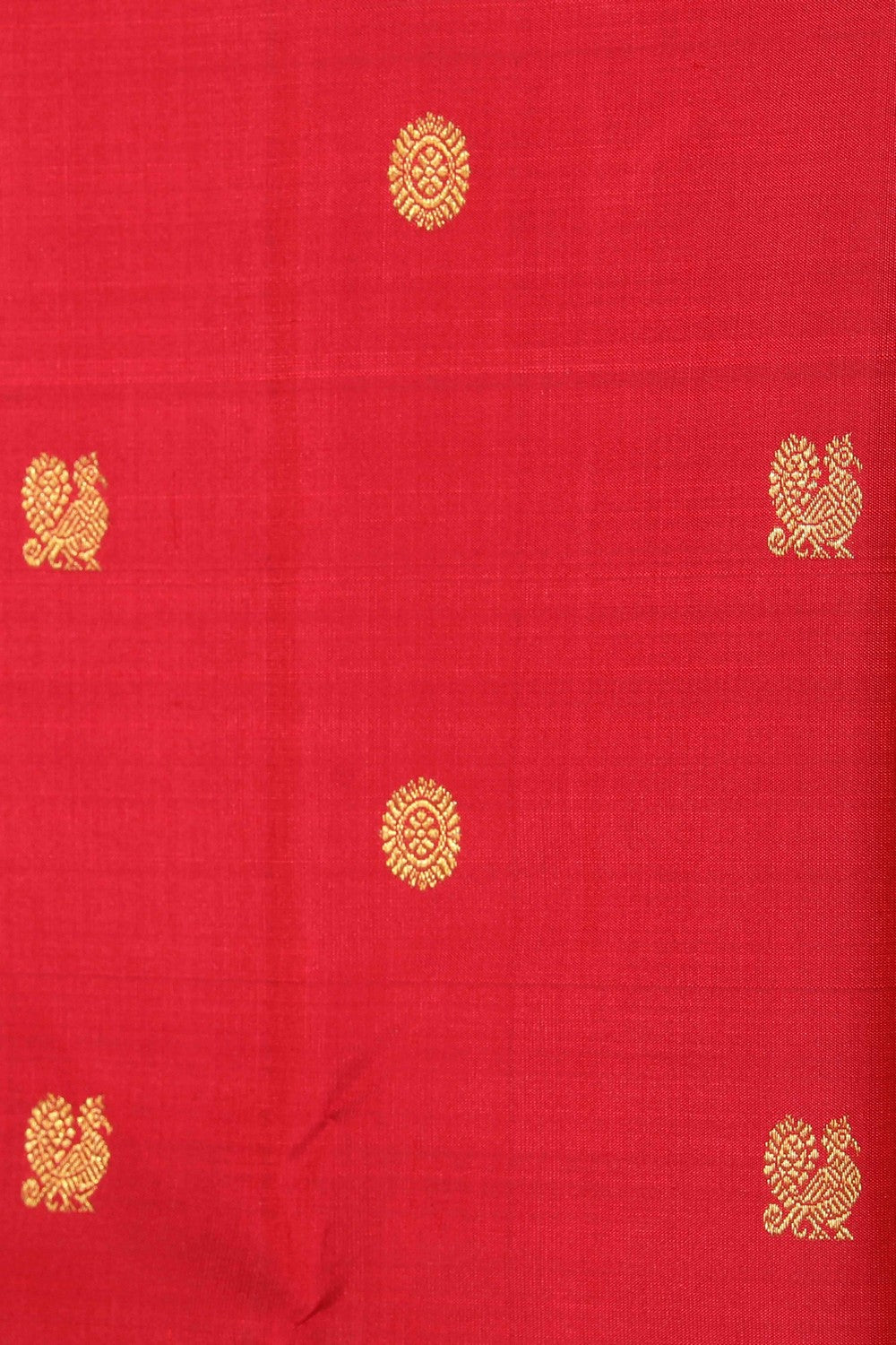 Image of Arani Silk Red Saree